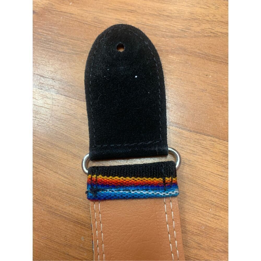 Henry Heller Multicolor Stripes Guitar Strap 48-in - Picture 12 of 13
